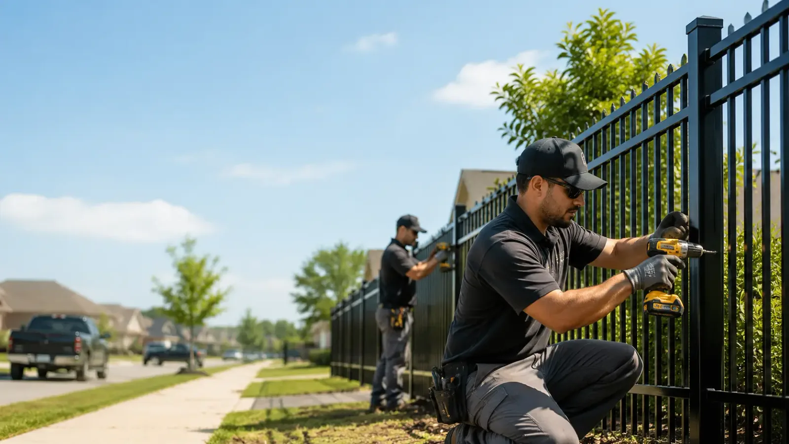 Metal Fence Installation in Bradley, OK